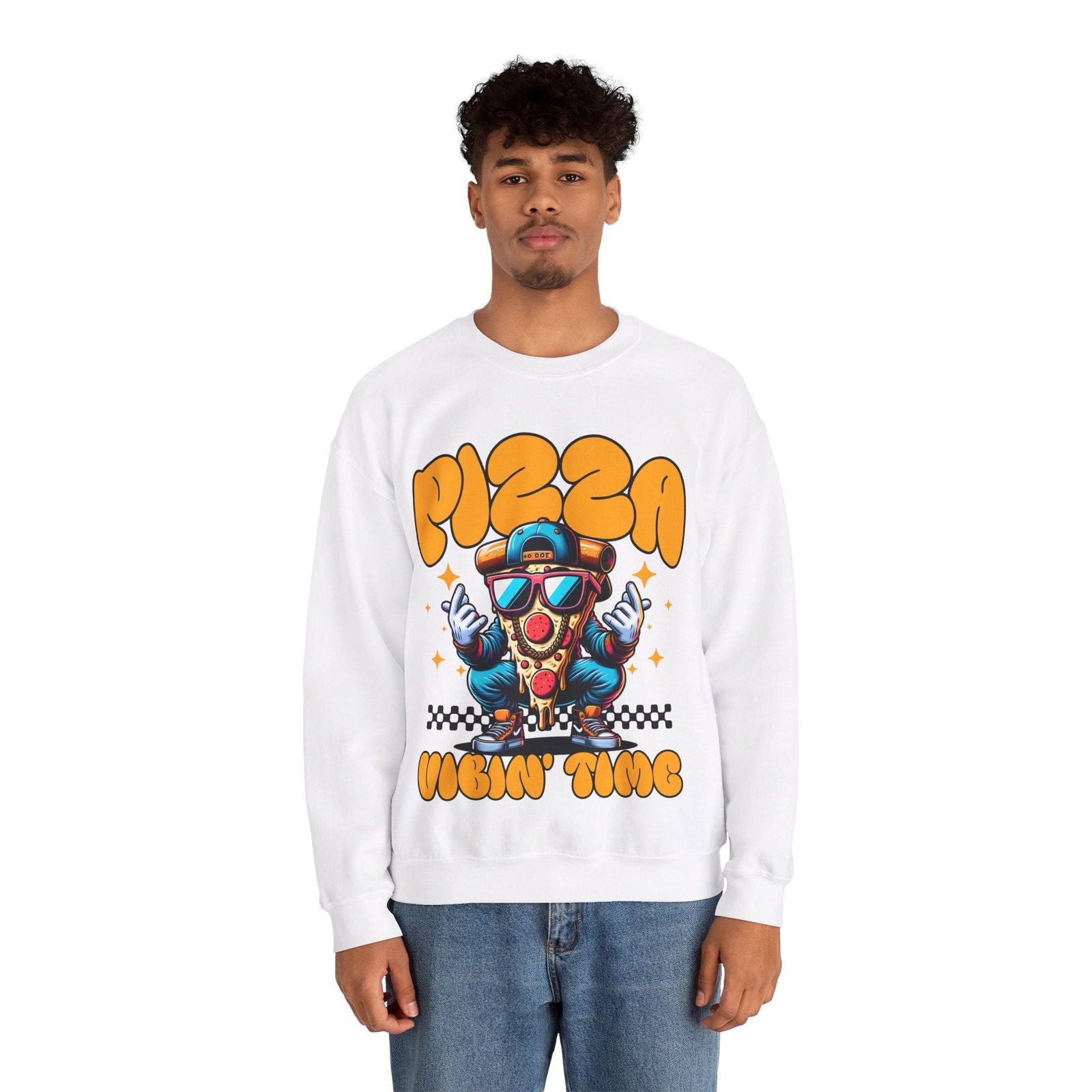 APPLE & CHEDDAR - Pizza (Sweatshirt) - YUMMIFY
