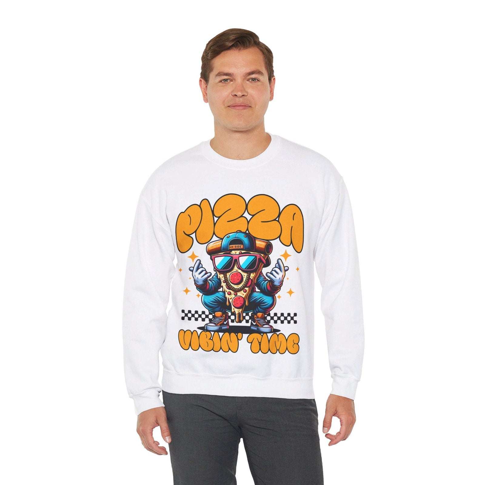 APPLE & CHEDDAR - Pizza (Sweatshirt) - YUMMIFY