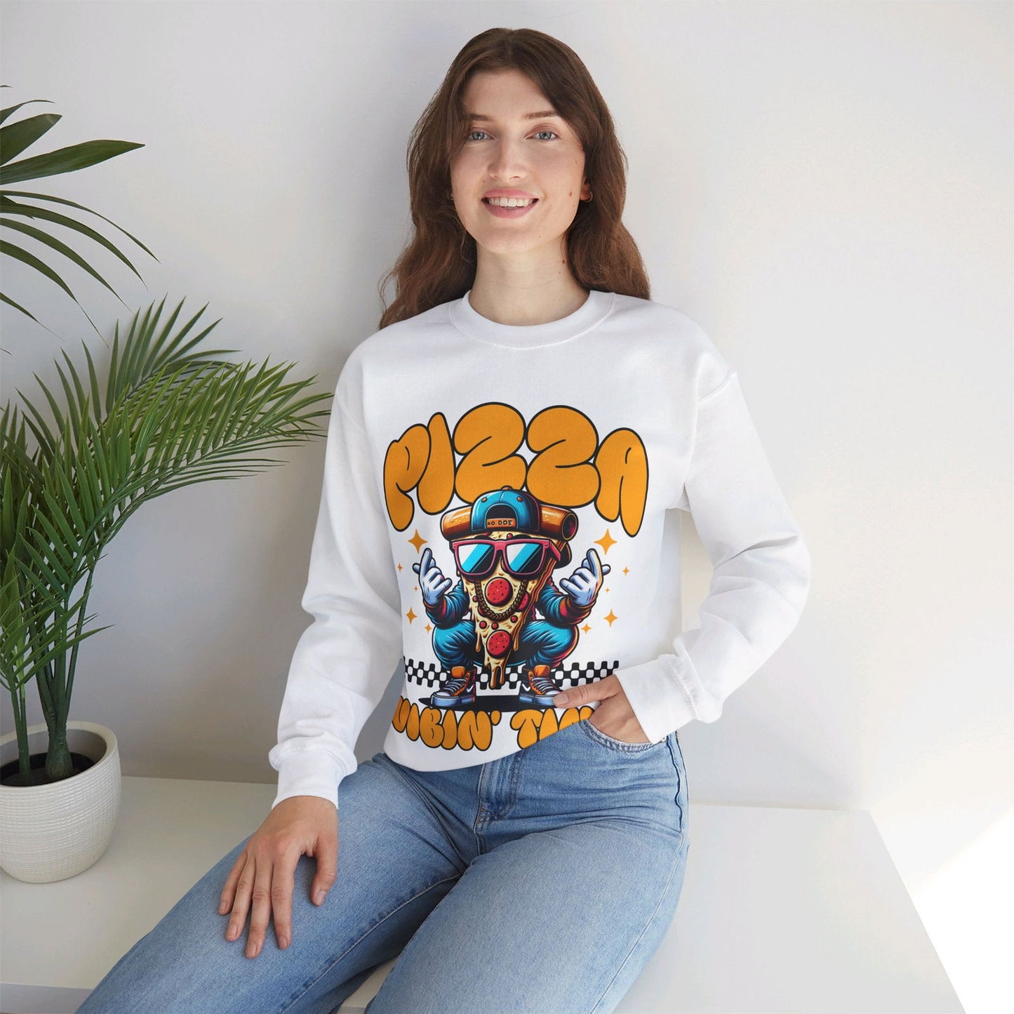 APPLE & CHEDDAR - Pizza (Sweatshirt) - YUMMIFY