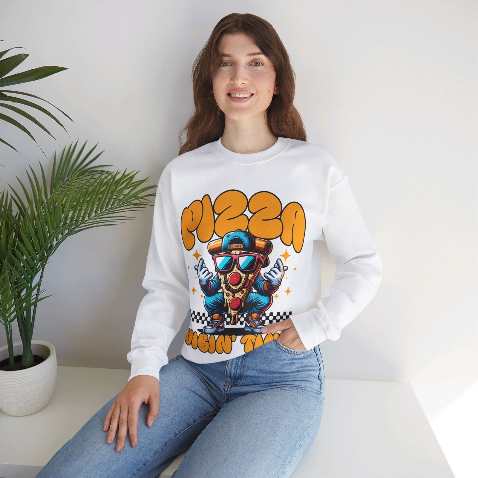 APPLE & CHEDDAR - Pizza (Sweatshirt) - YUMMIFY