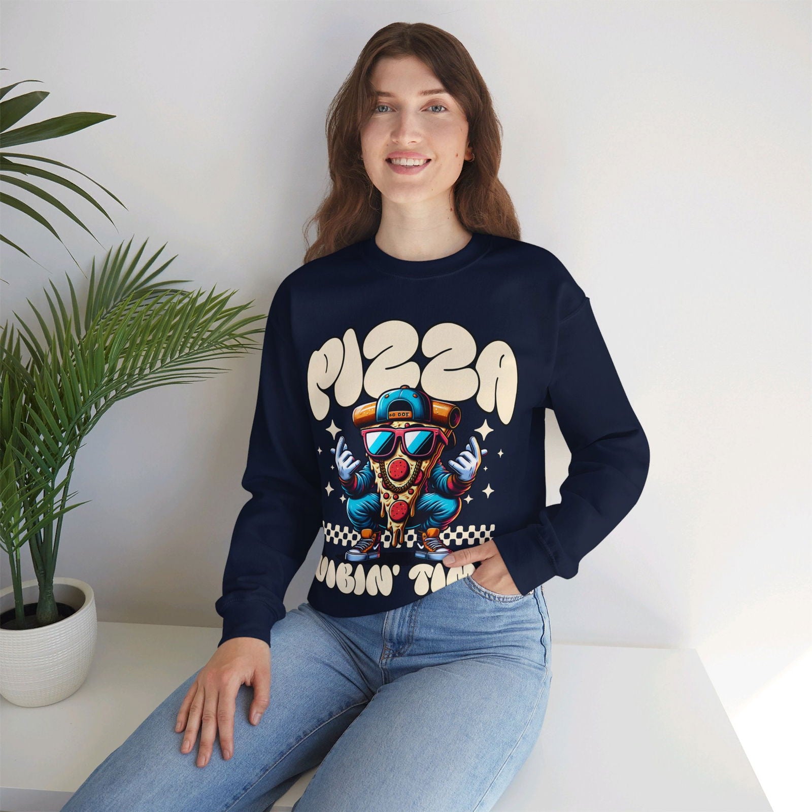 APPLE & CHEDDAR - Pizza (Sweatshirt) - YUMMIFY
