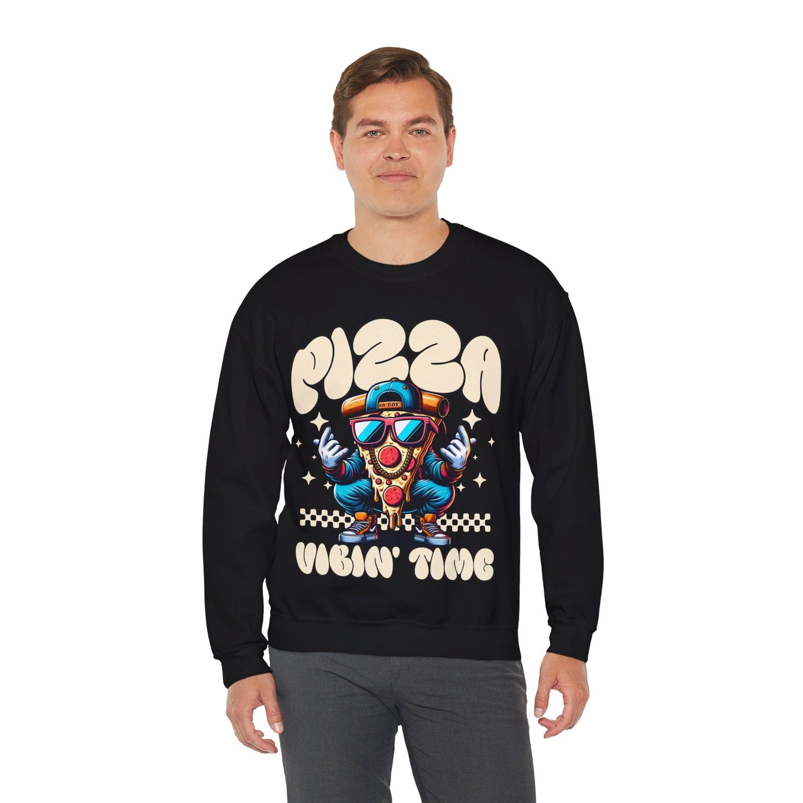 APPLE & CHEDDAR - Pizza (Sweatshirt) - YUMMIFY