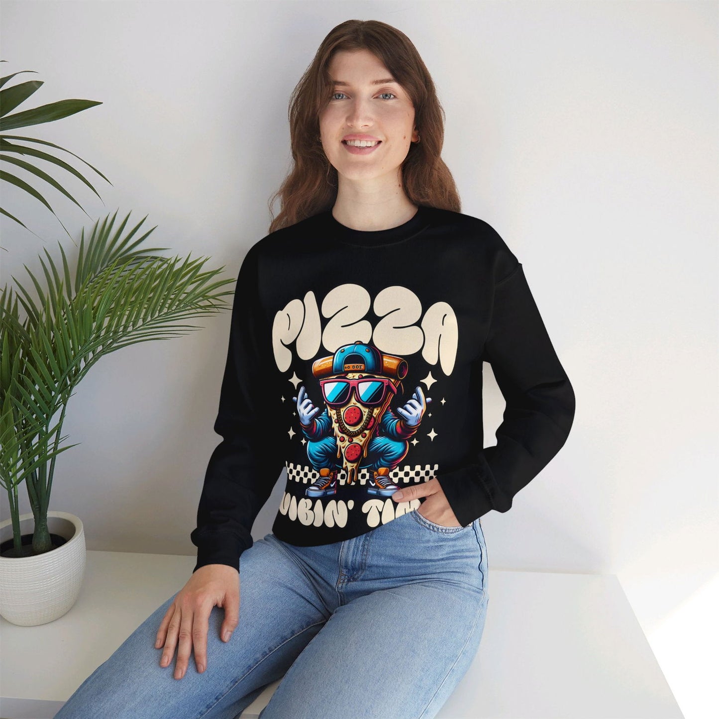 APPLE & CHEDDAR - Pizza (Sweatshirt) - YUMMIFY