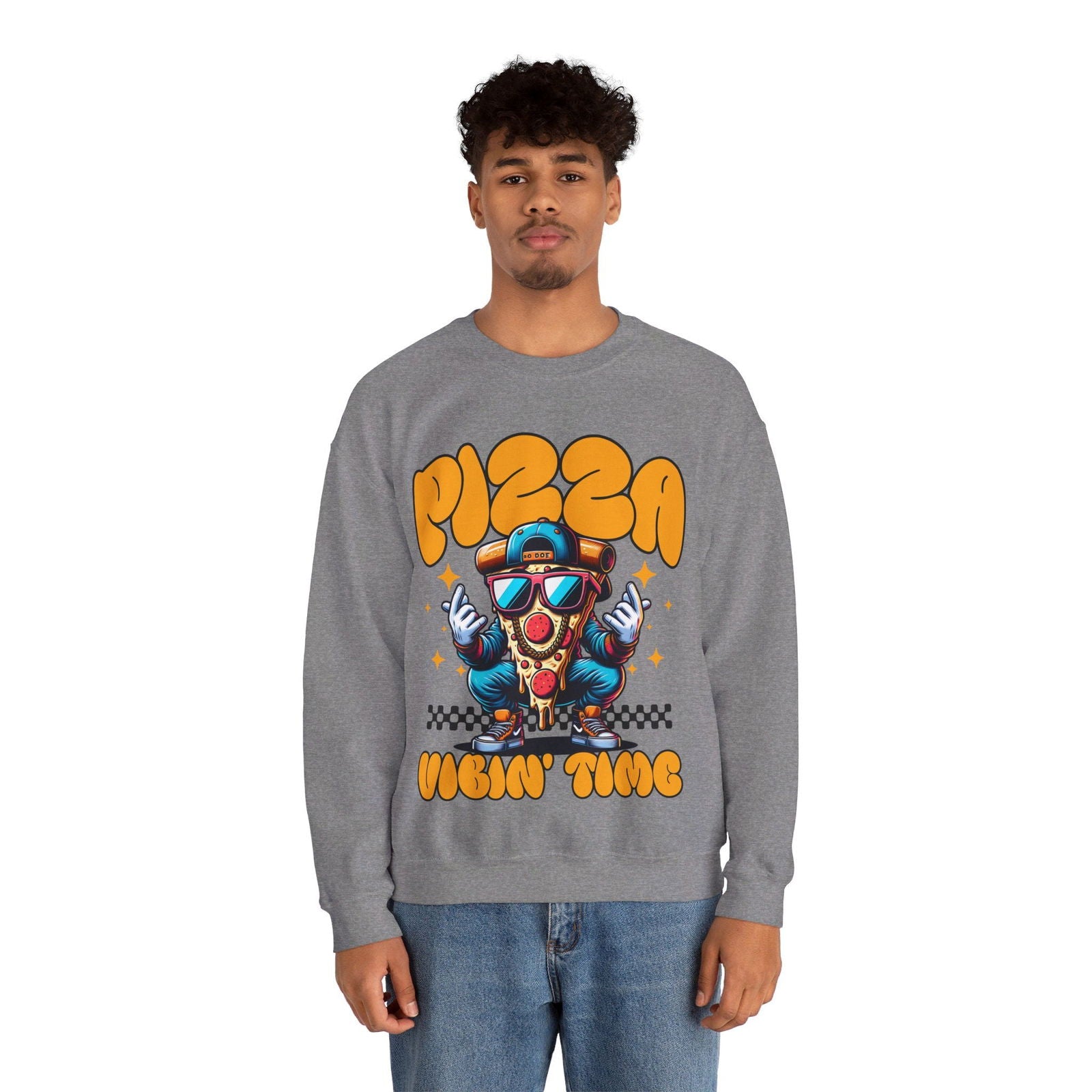 APPLE & CHEDDAR - Pizza (Sweatshirt) - YUMMIFY