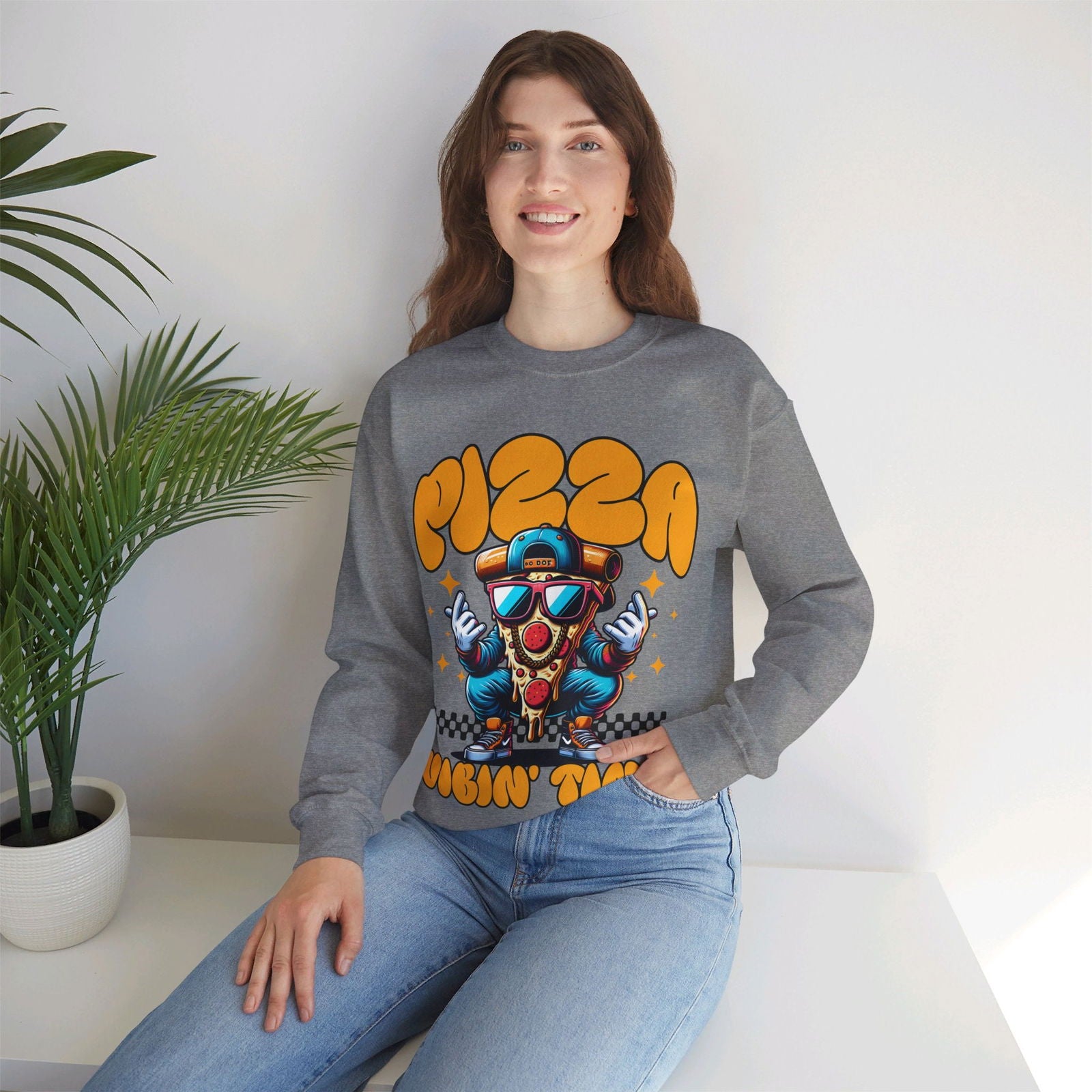 APPLE & CHEDDAR - Pizza (Sweatshirt) - YUMMIFY