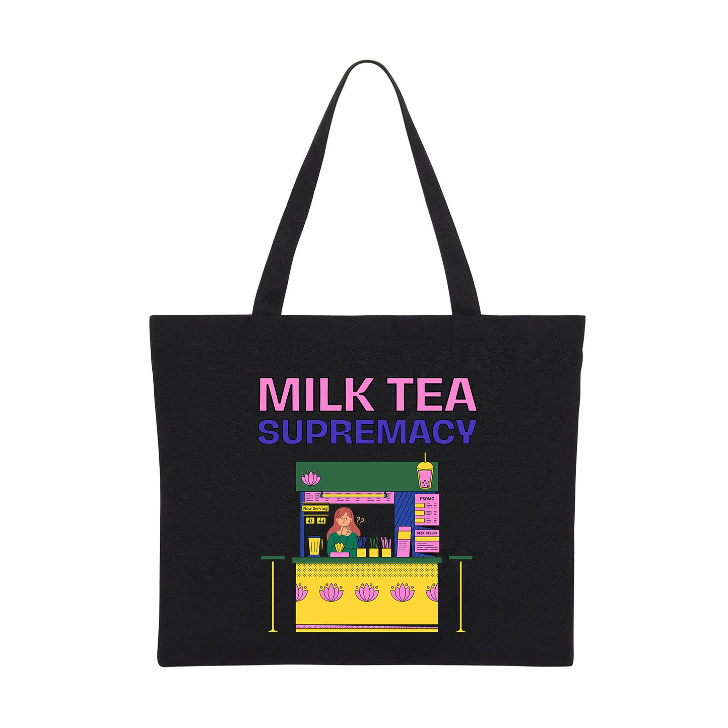 CARAMEL MILK TEA - Drinks (Tote Bag)