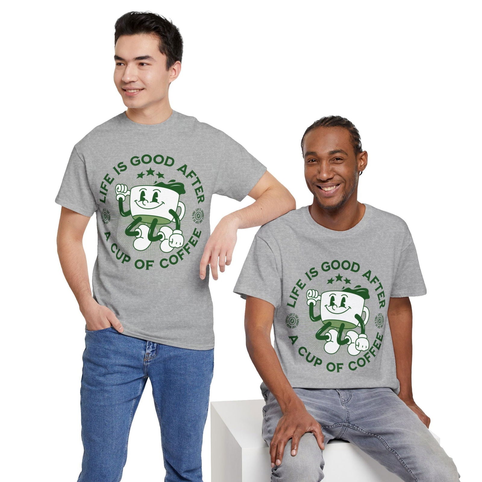COFFEE EGG - Coffee (Basic Tee) - YUMMIFY