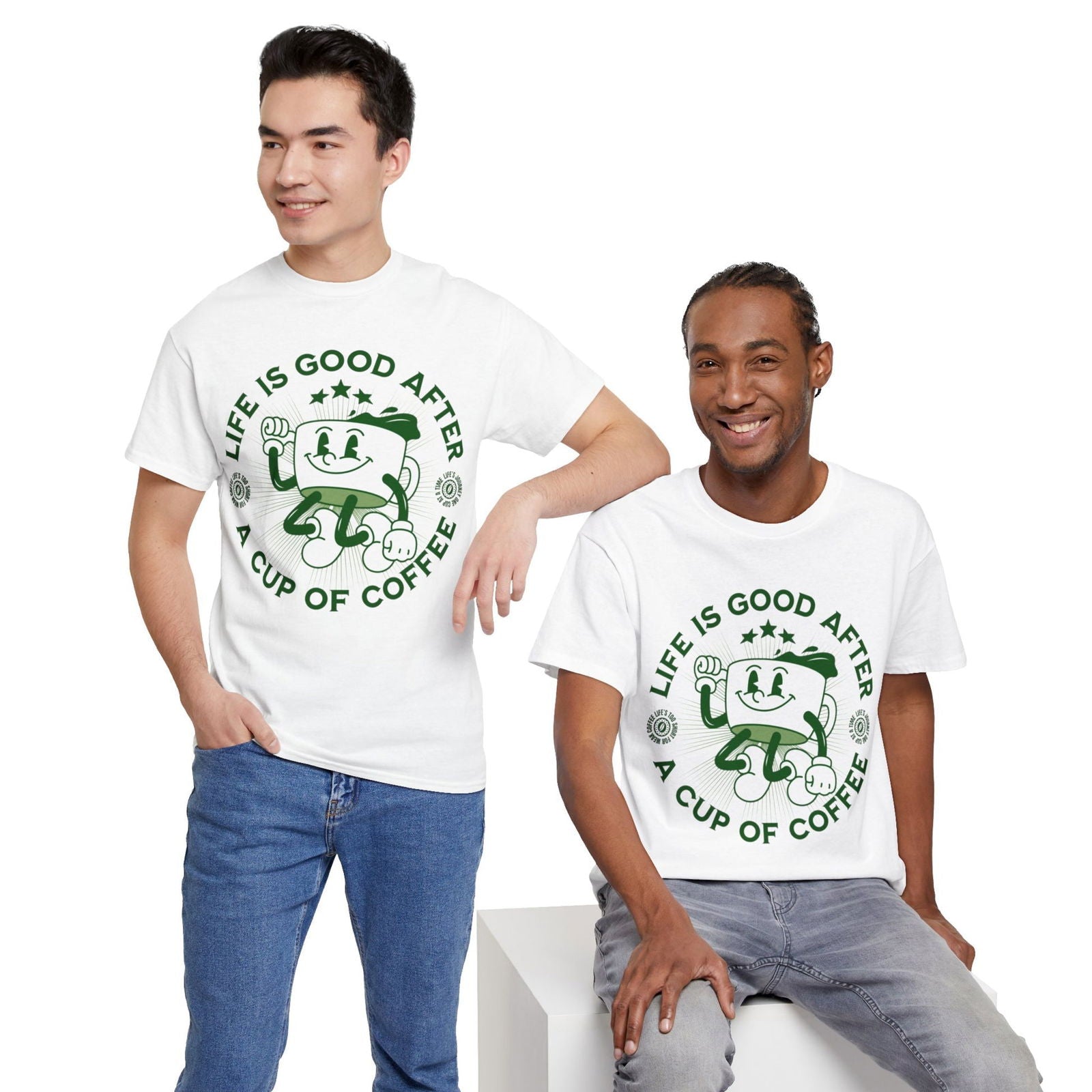 COFFEE EGG - Coffee (Basic Tee) - YUMMIFY