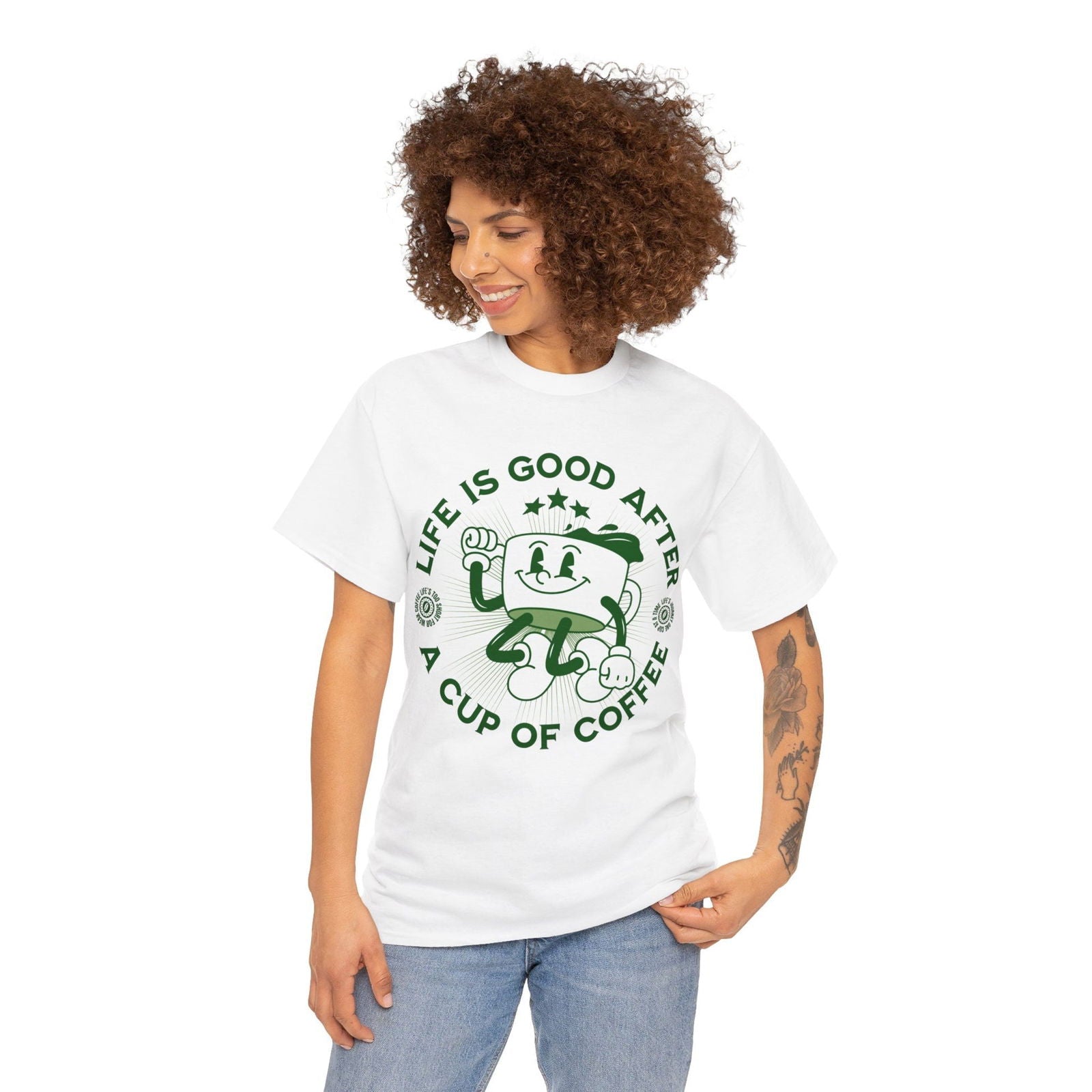 COFFEE EGG - Coffee (Basic Tee) - YUMMIFY