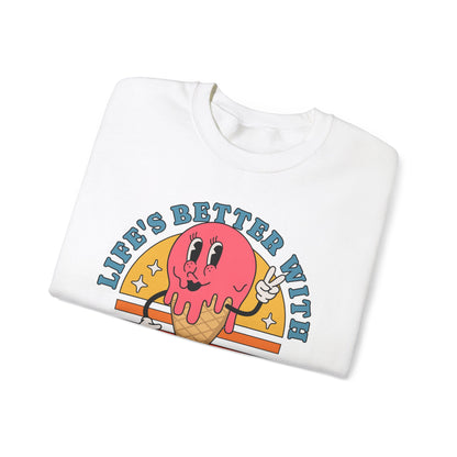 STRAWBERRY ICE CREAM - Dessert (Sweatshirt)