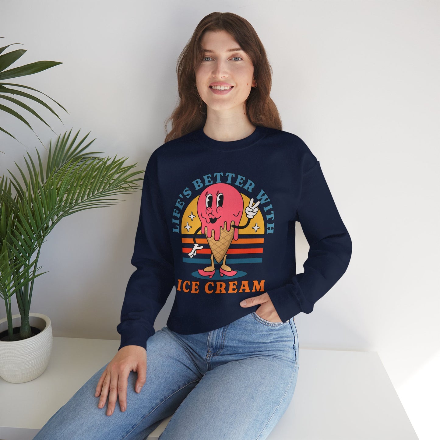 STRAWBERRY ICE CREAM - Dessert (Sweatshirt)