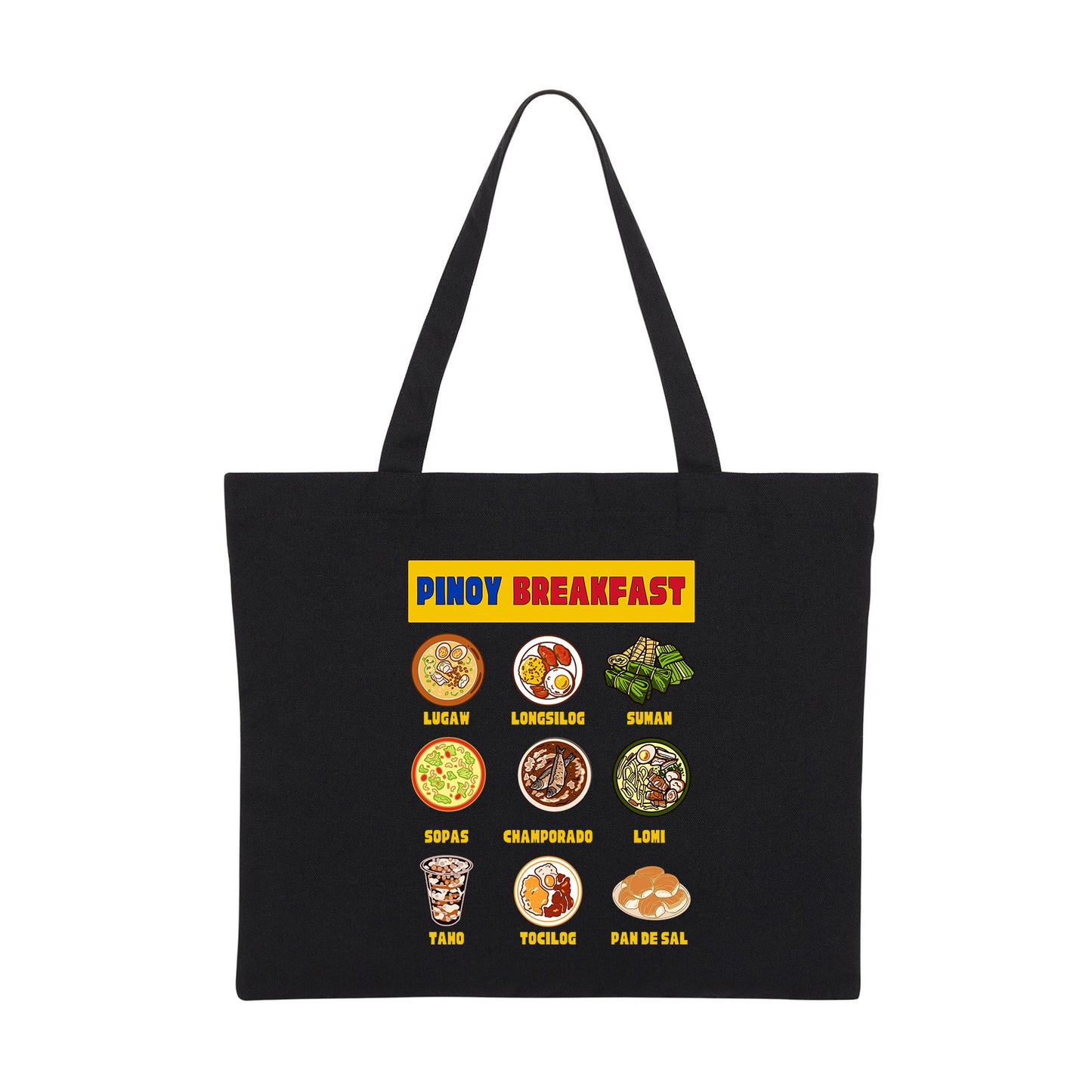 PINOY BREAKFAST - Filipino Food (Tote Bag)