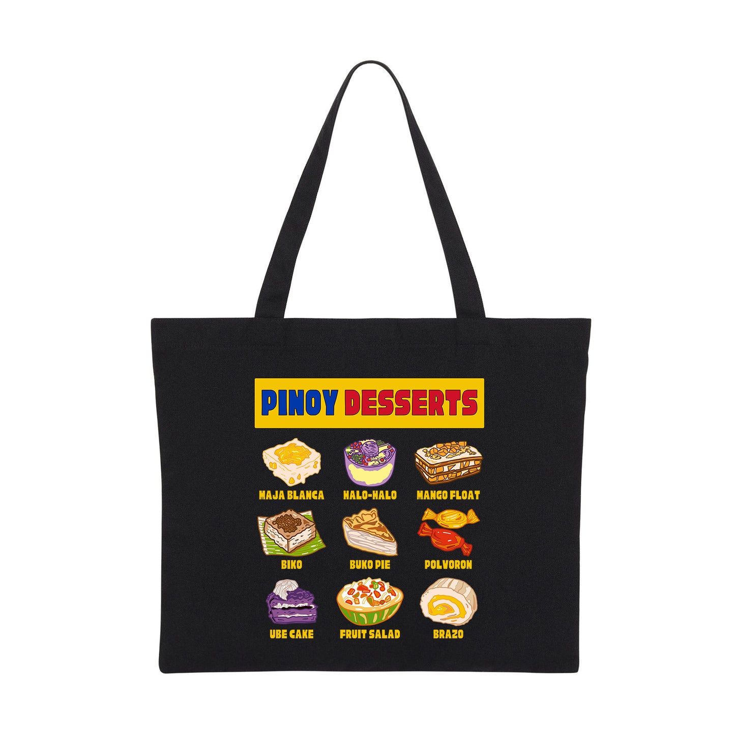 PINOY DESSERTS - Filipino Food (Tote Bag)