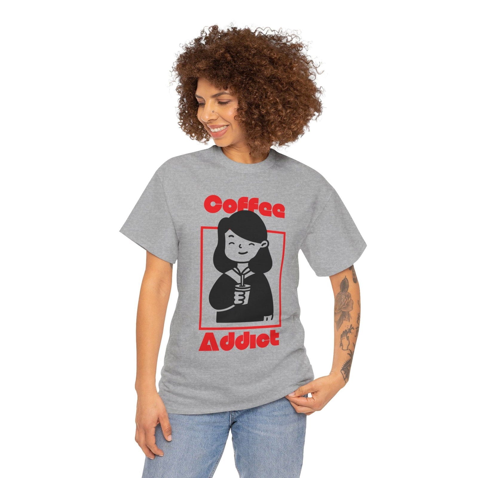 RED EYE - Coffee (Basic Tee) - YUMMIFY