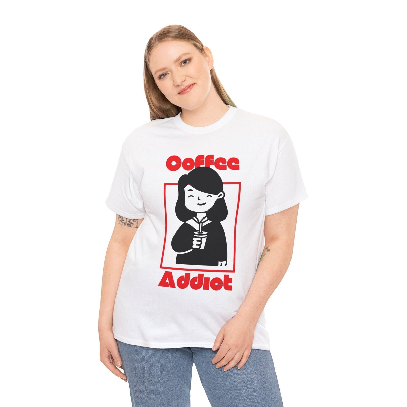 RED EYE - Coffee (Basic Tee) - YUMMIFY