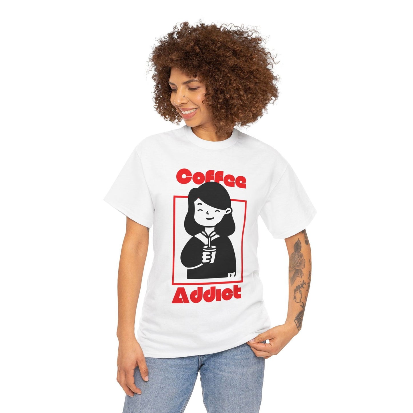 RED EYE - Coffee (Basic Tee) - YUMMIFY