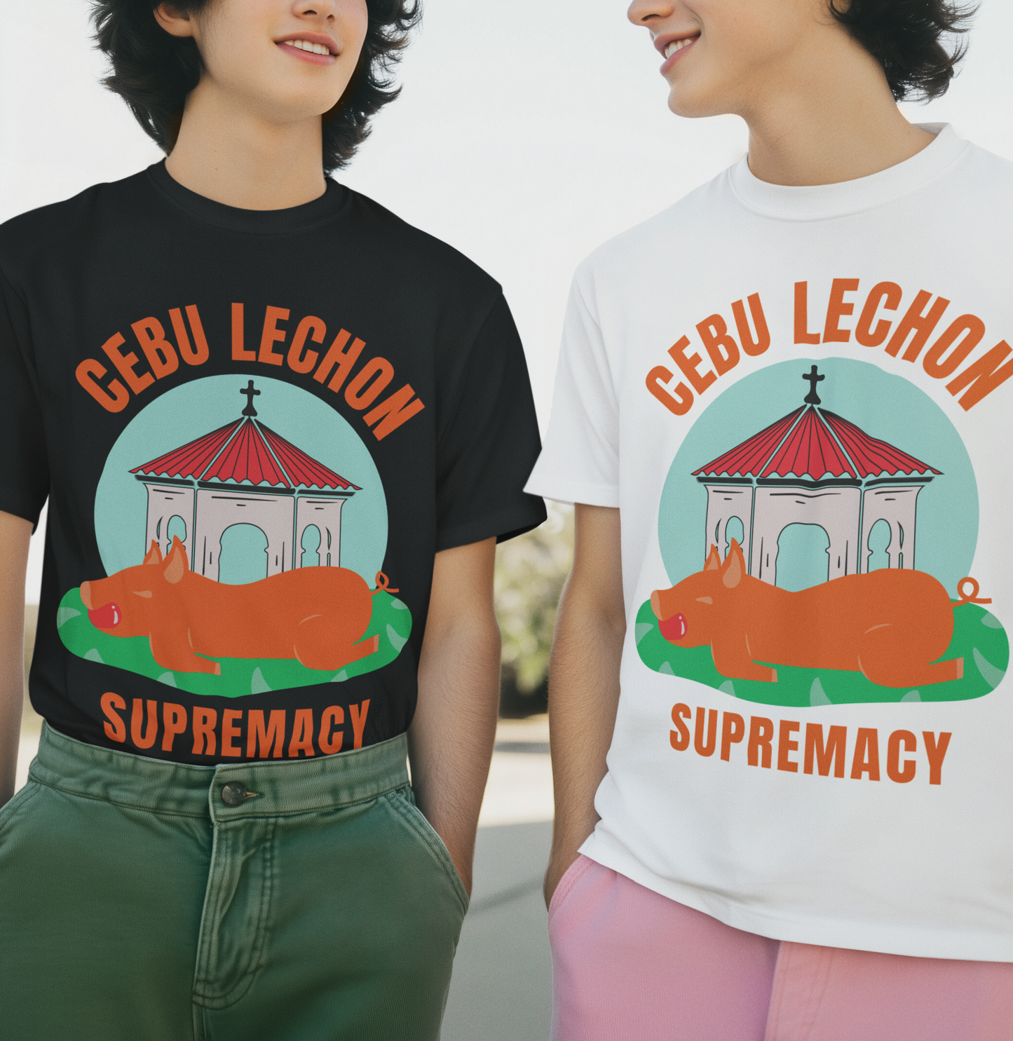 LECHON CEBU 2 - Filipino Food (Basic Tee)