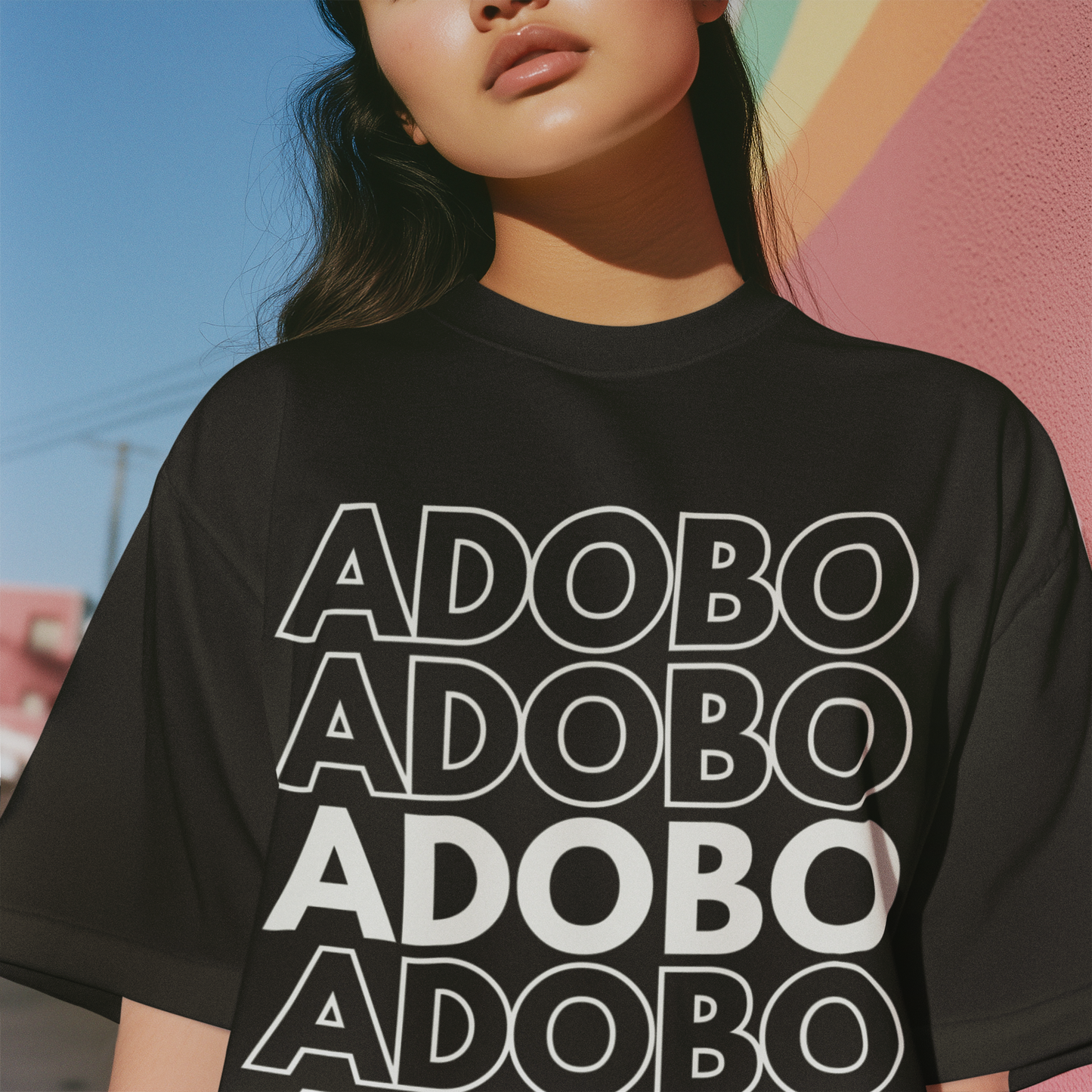 ADOBONG PUSIT - Filipino Food (Basic Tee)