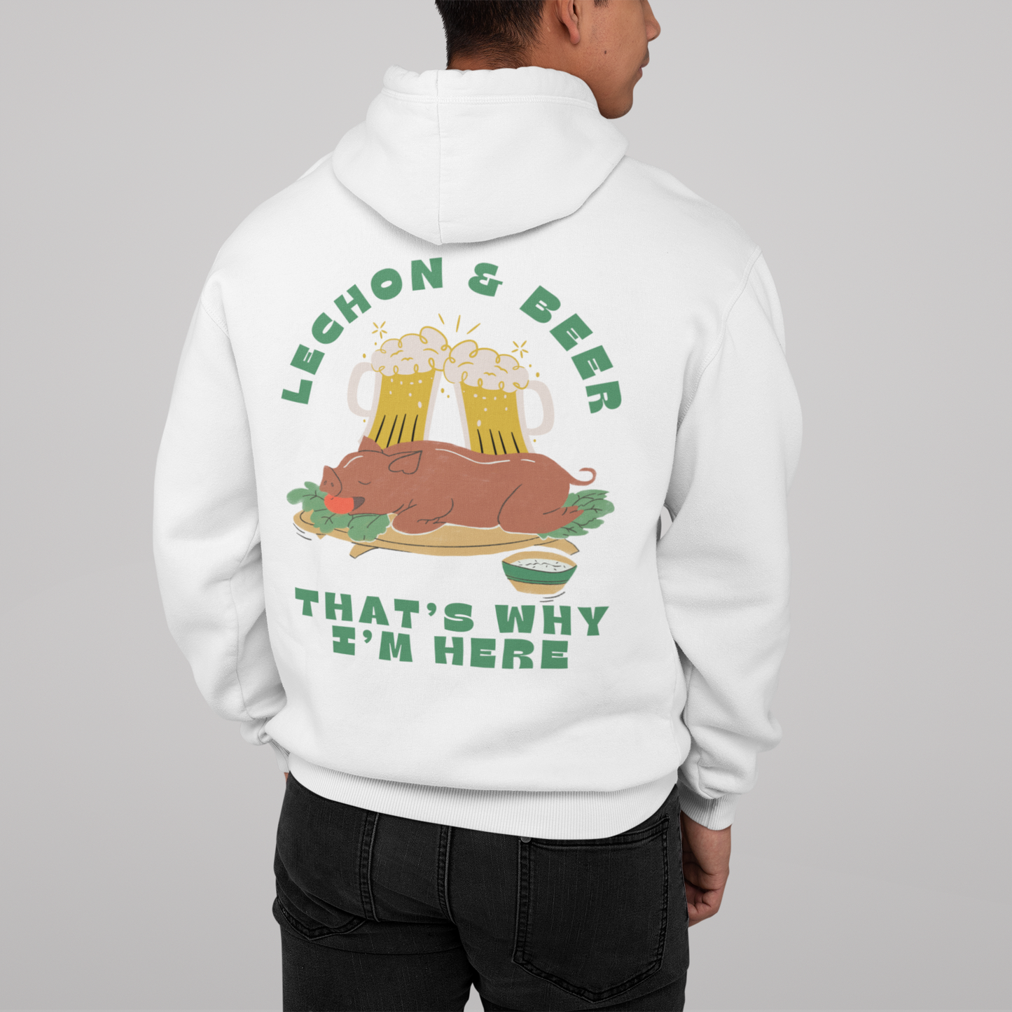 LECHON & BEER - Filipino Food (Hoodie)