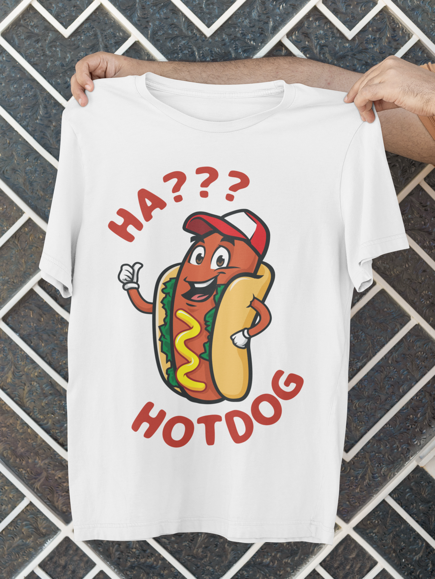 OVERLOAD CHEESE HOTDOG - Filipino Food (Basic Tee)