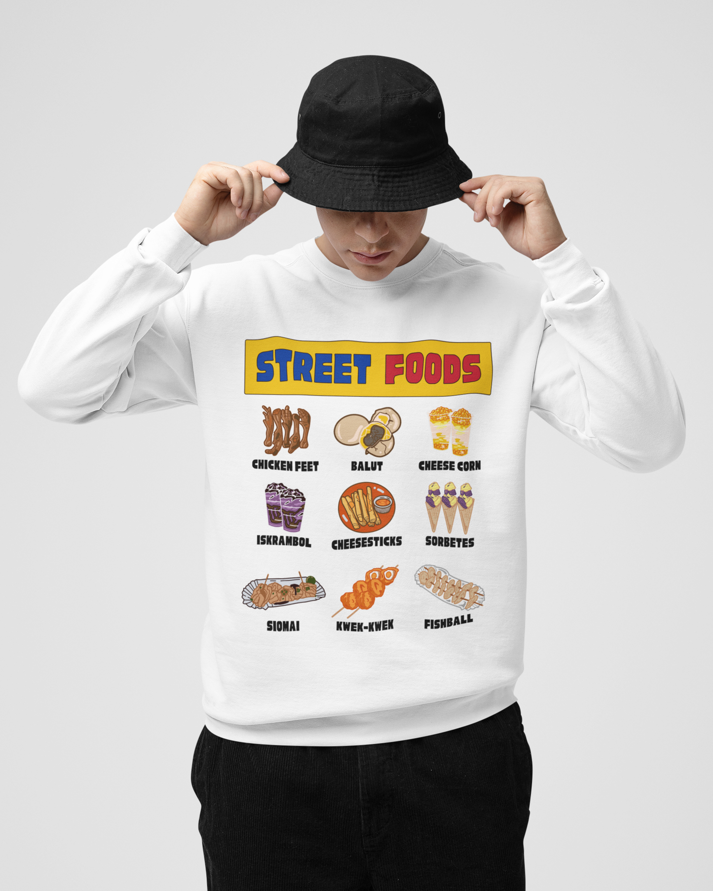 PINOY STREET FOODS  2 - Filipino Food (Sweatshirt)