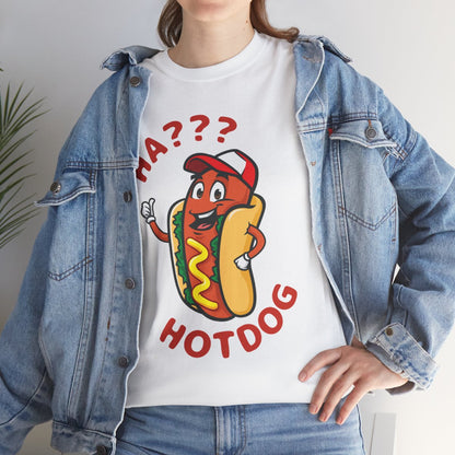 OVERLOAD CHEESE HOTDOG - Filipino Food (Basic Tee)