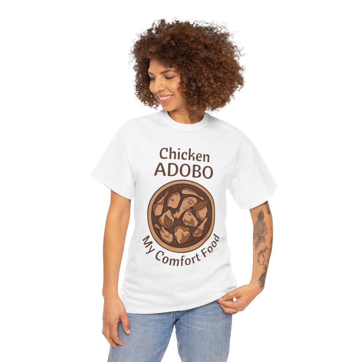 CHICKEN ADOBO 2 - Filipino Food (Basic Tee)