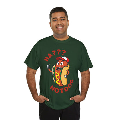 OVERLOAD CHEESE HOTDOG - Filipino Food (Basic Tee)