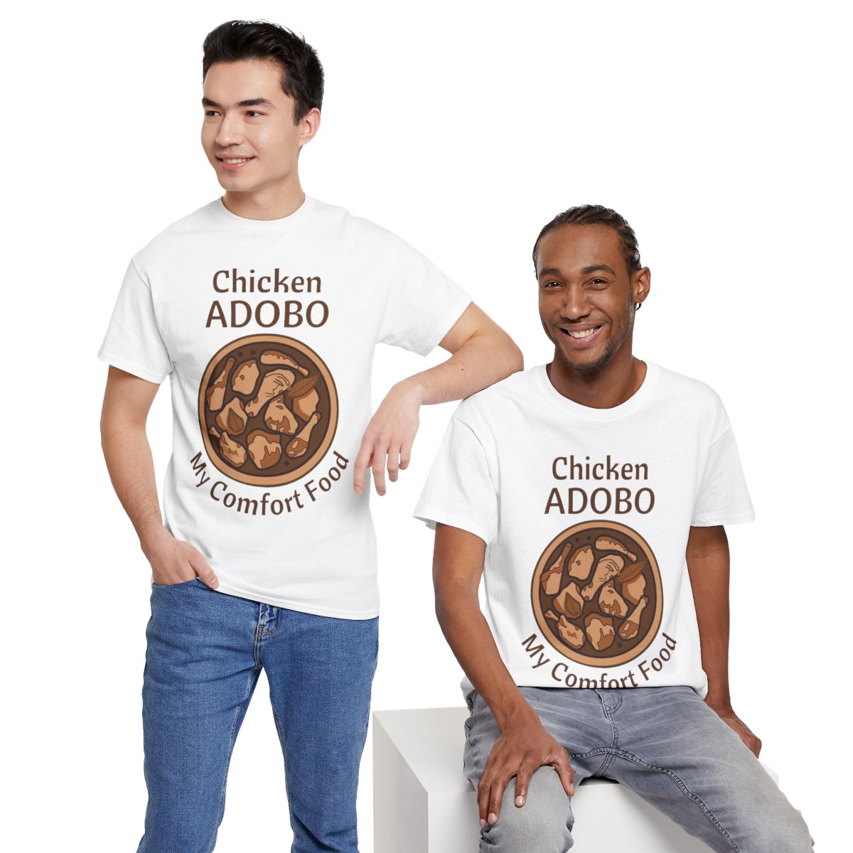CHICKEN ADOBO 2 - Filipino Food (Basic Tee)