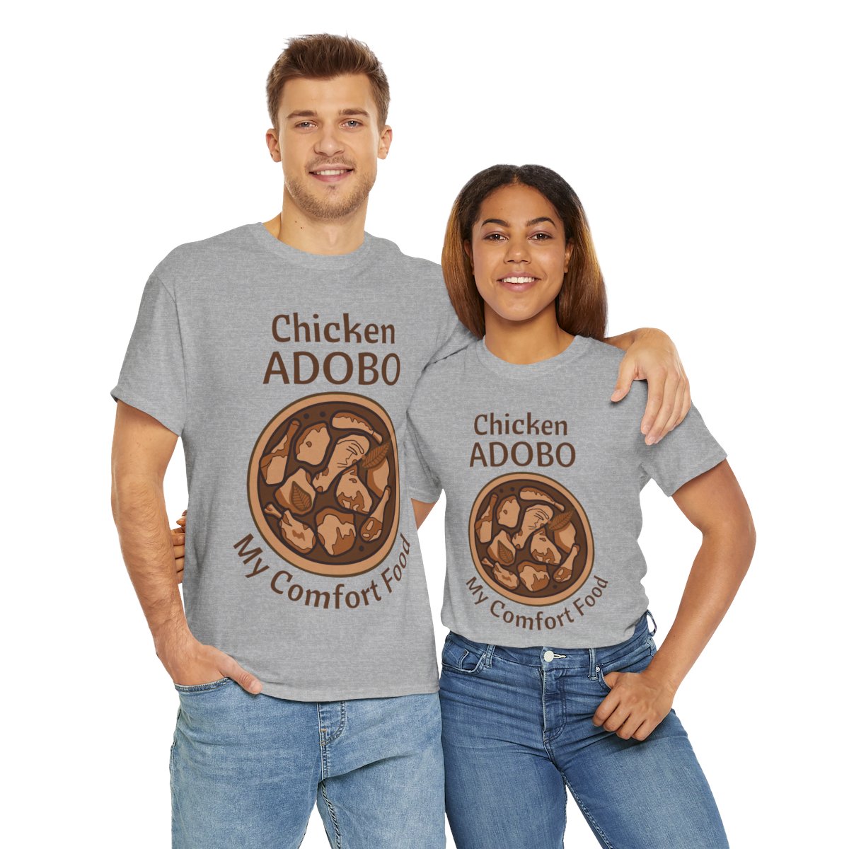 CHICKEN ADOBO 2 - Filipino Food (Basic Tee)