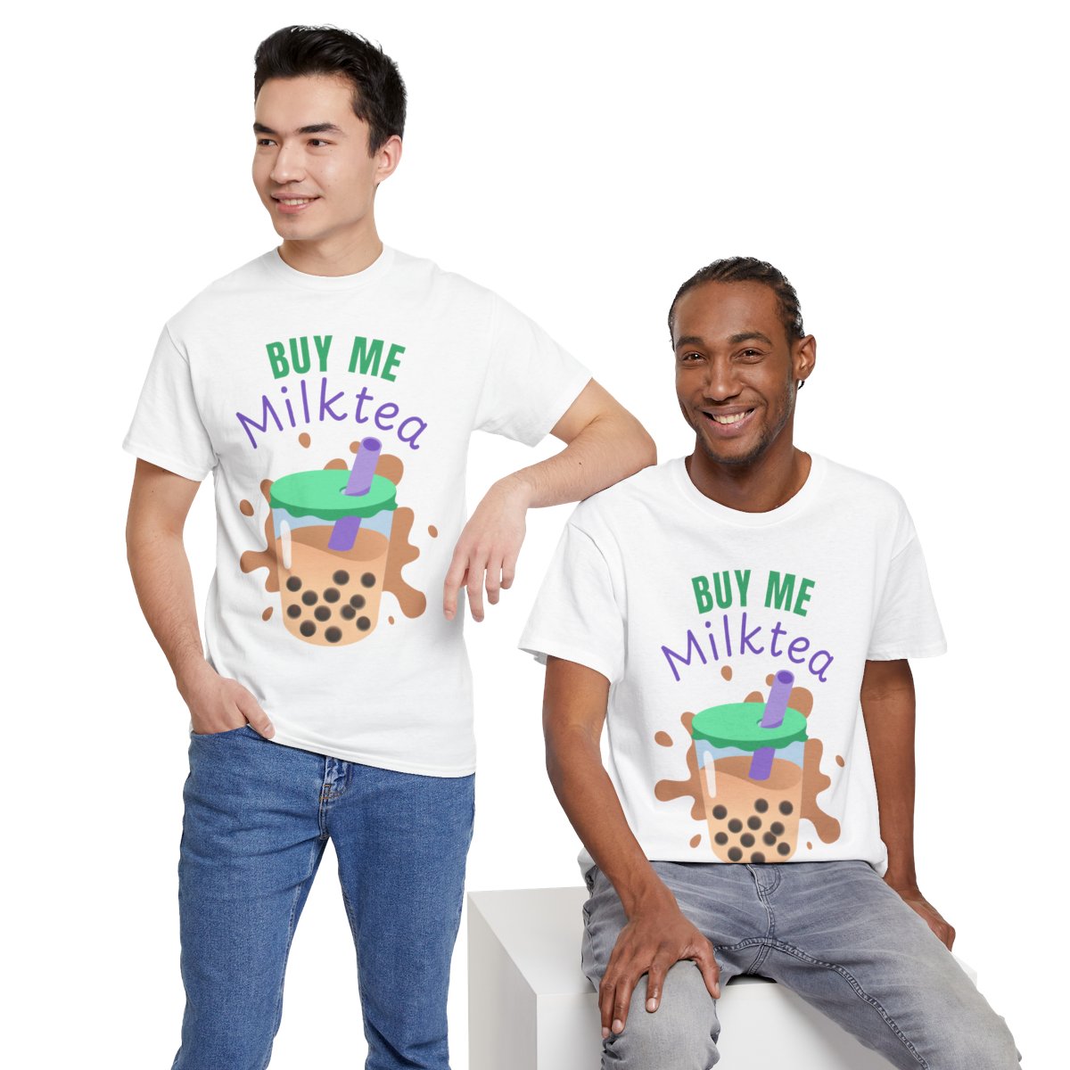 BROWN SUGAR MILK TEA - Drinks (Basic Tee)