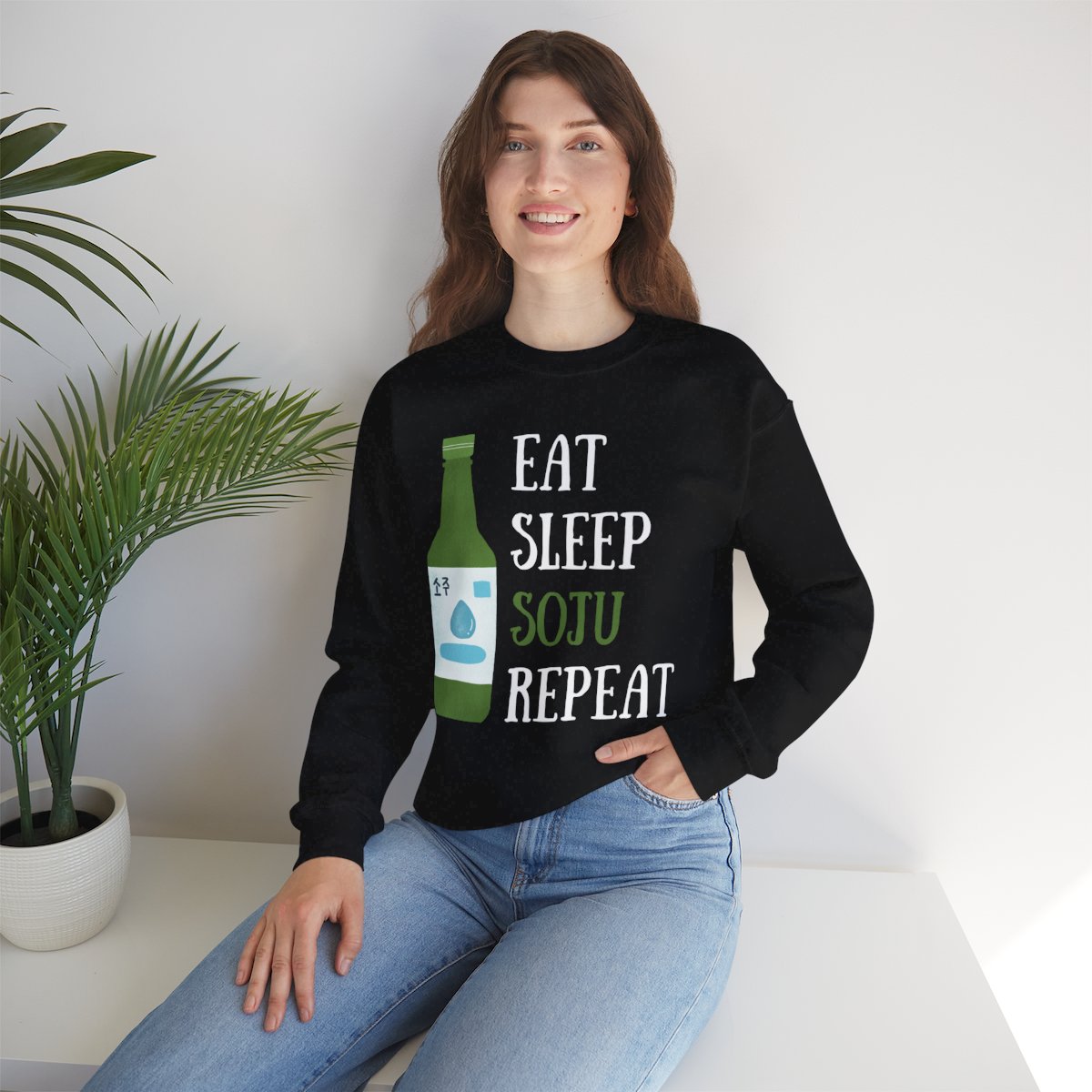 PEACH SOJU - Korean Food (Sweatshirt)