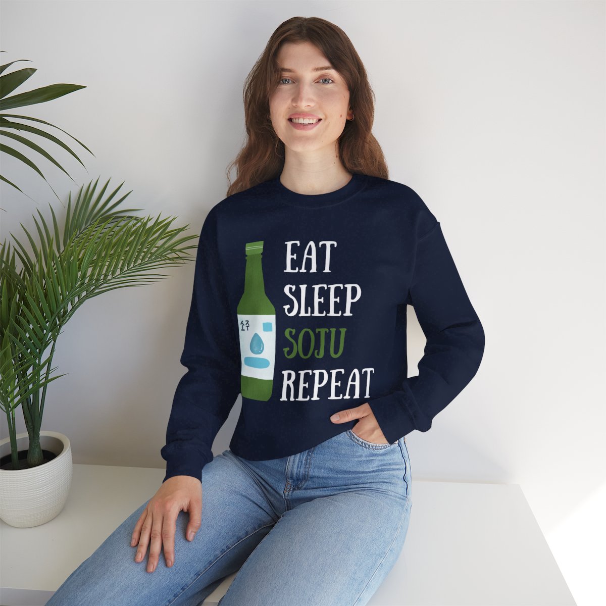 PEACH SOJU - Korean Food (Sweatshirt)