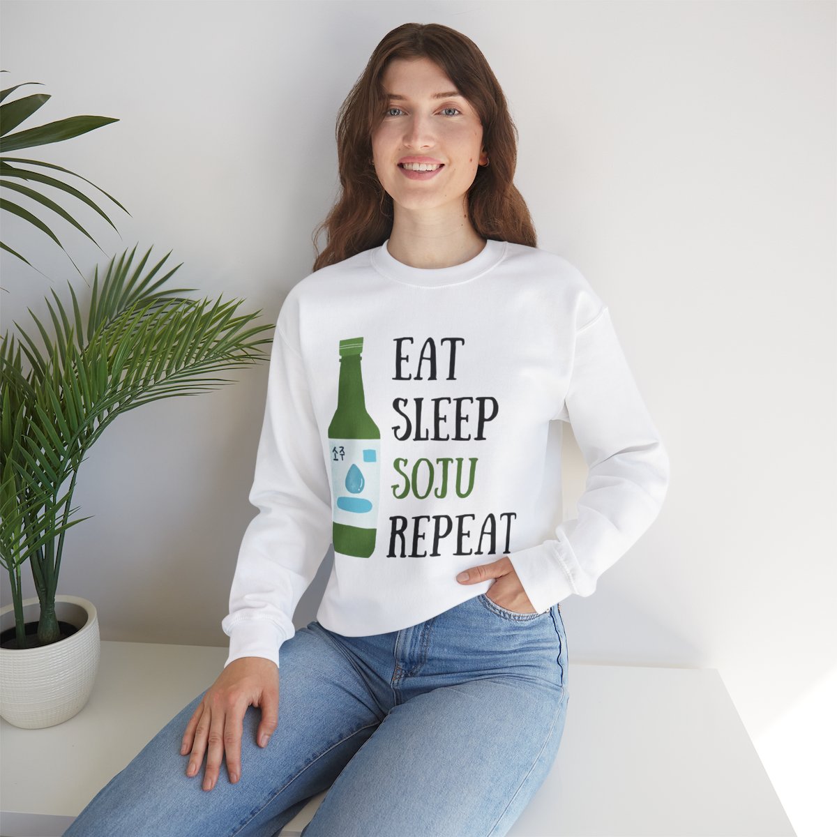 PEACH SOJU - Korean Food (Sweatshirt)
