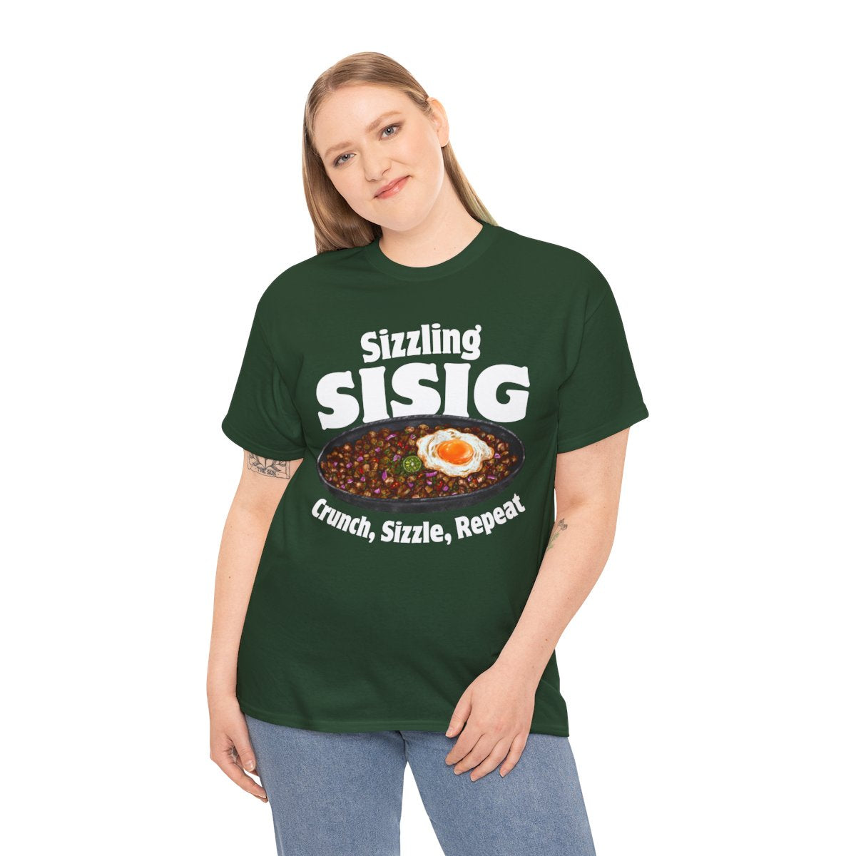 SIZZLING SISIG - Filipino Food (Basic Tee)