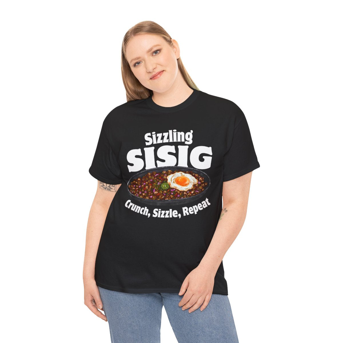 SIZZLING SISIG - Filipino Food (Basic Tee)