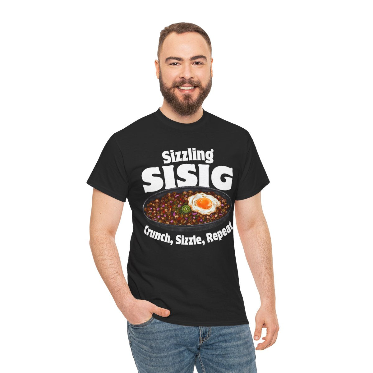 SIZZLING SISIG - Filipino Food (Basic Tee)