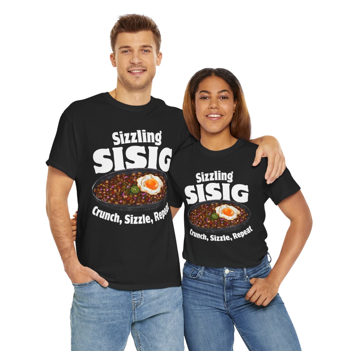 SIZZLING SISIG - Filipino Food (Basic Tee)