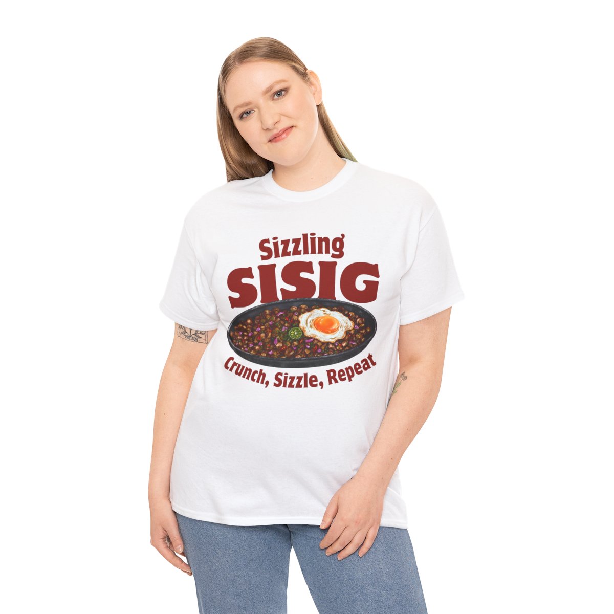 SIZZLING SISIG - Filipino Food (Basic Tee)