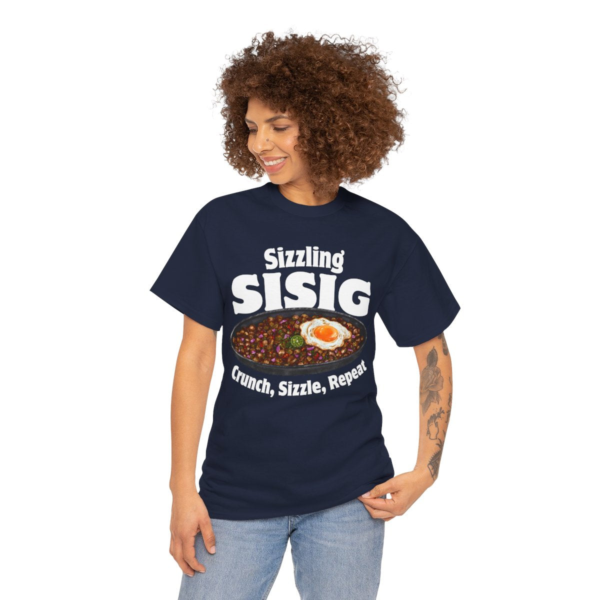 SIZZLING SISIG - Filipino Food (Basic Tee)
