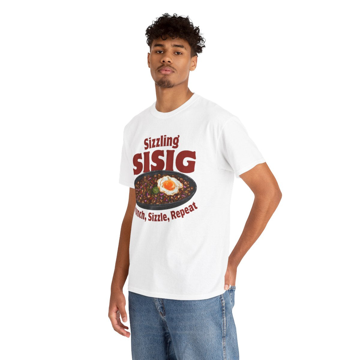 SIZZLING SISIG - Filipino Food (Basic Tee)