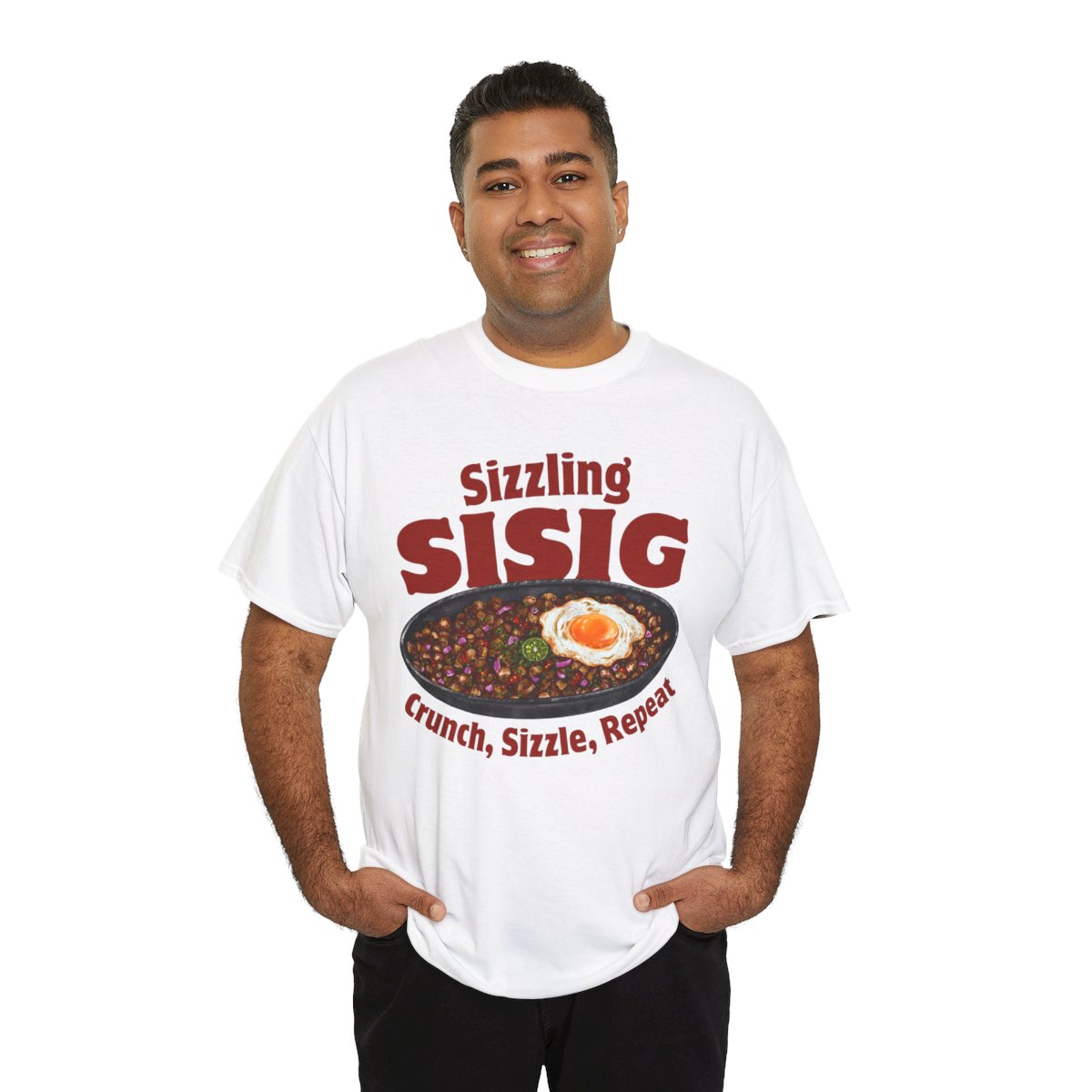 SIZZLING SISIG - Filipino Food (Basic Tee)