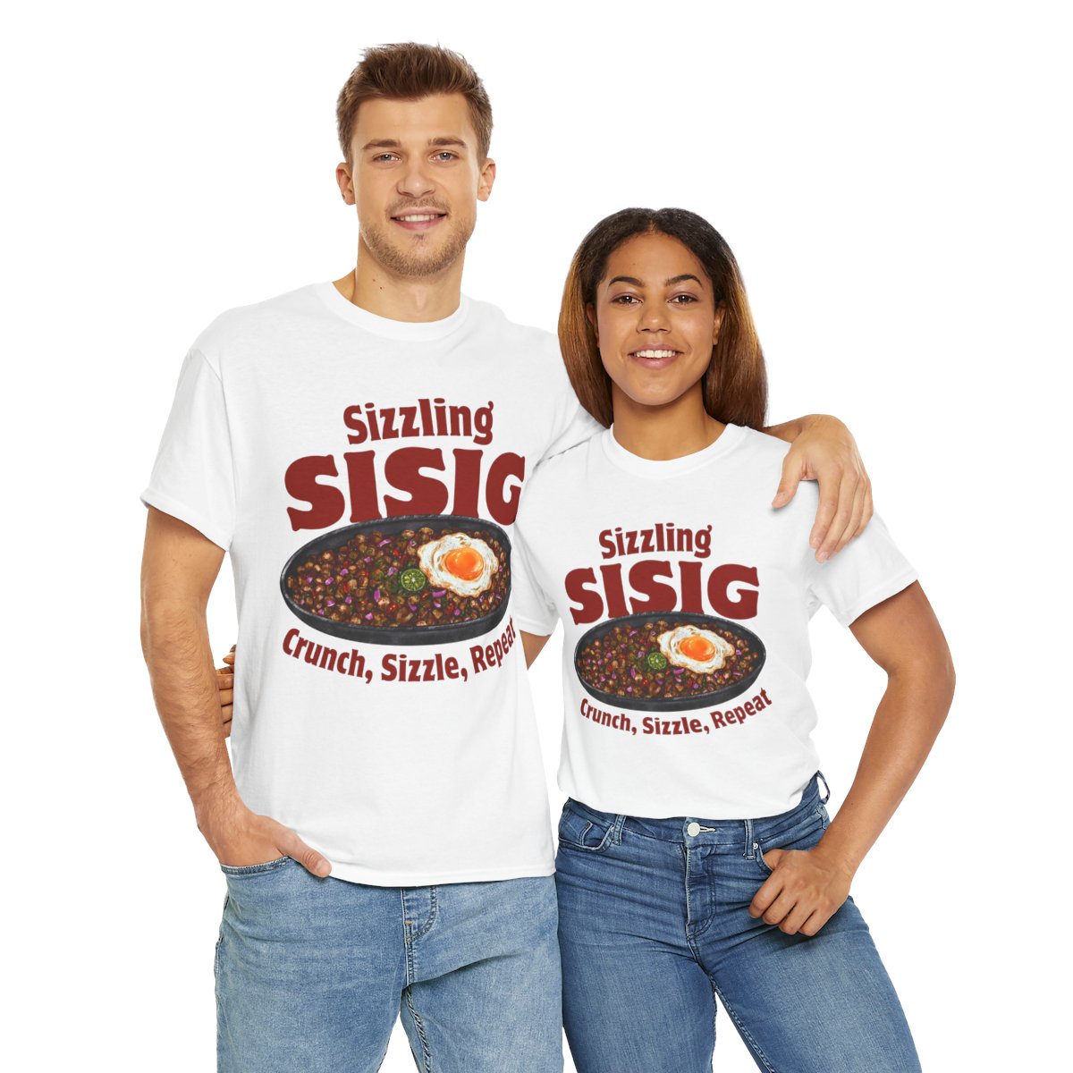 SIZZLING SISIG - Filipino Food (Basic Tee)