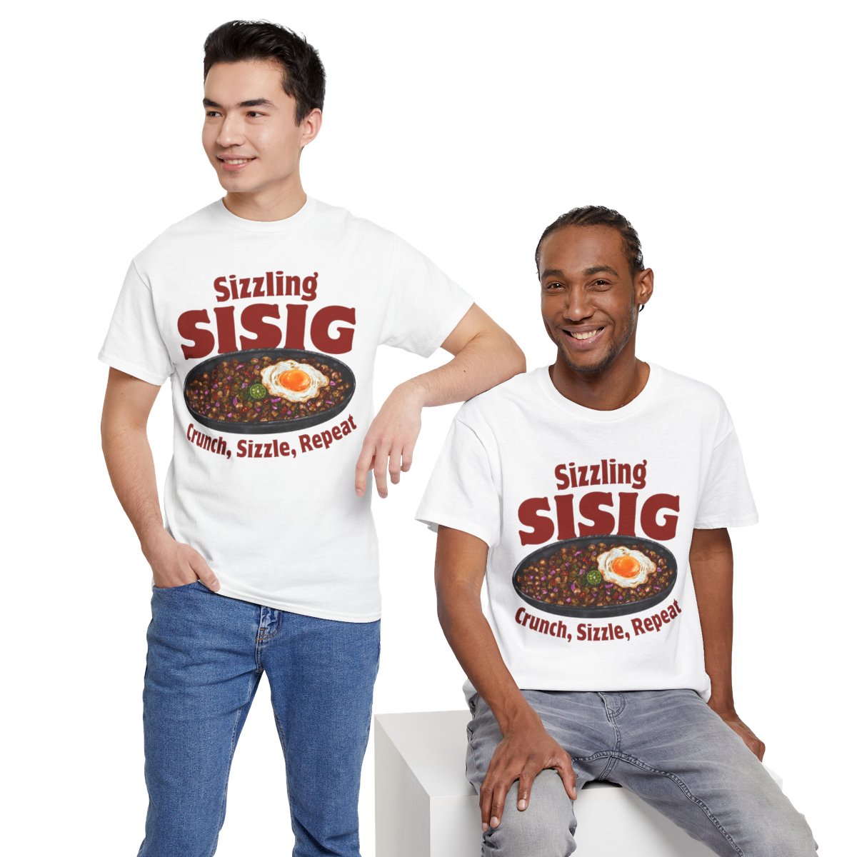 SIZZLING SISIG - Filipino Food (Basic Tee)