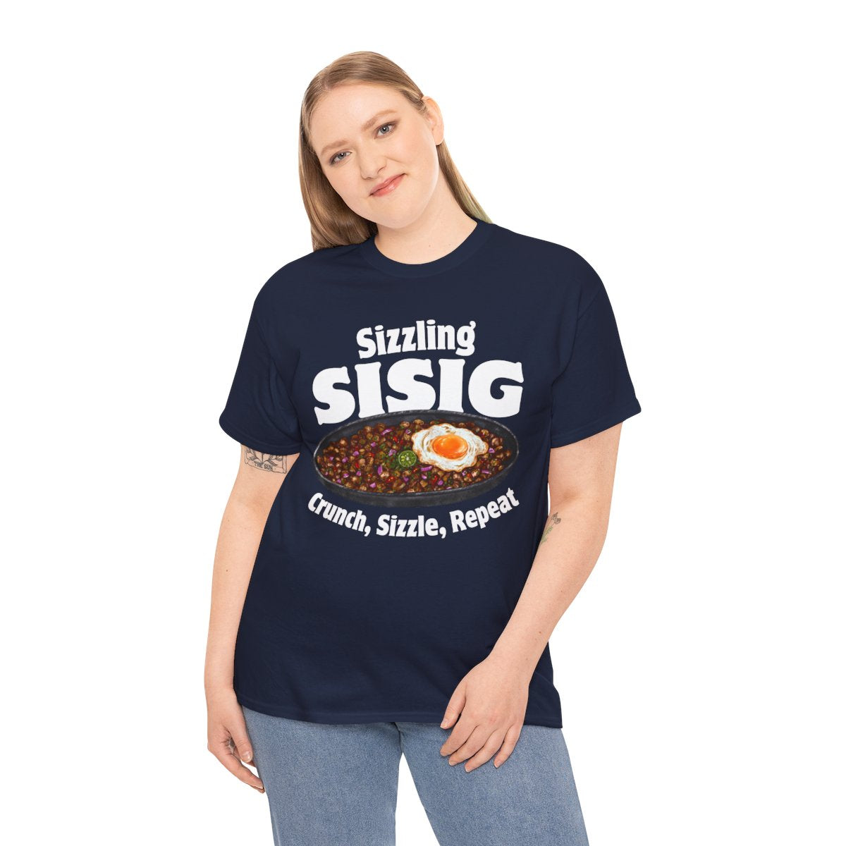 SIZZLING SISIG - Filipino Food (Basic Tee)