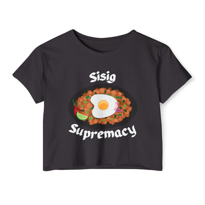 SISIG KAPAMPANGAN - Filipino Food (Crop Top)