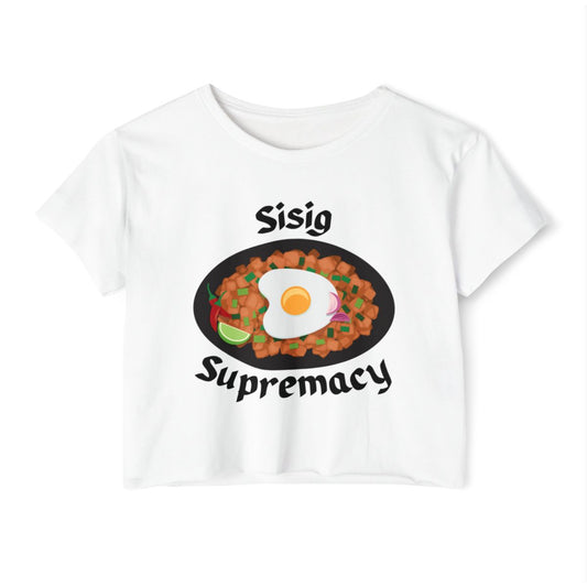 SISIG KAPAMPANGAN - Filipino Food (Crop Top)