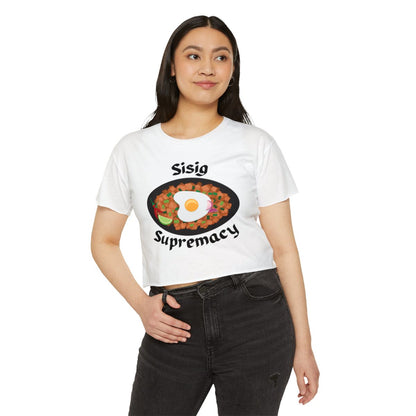 SISIG KAPAMPANGAN - Filipino Food (Crop Top)