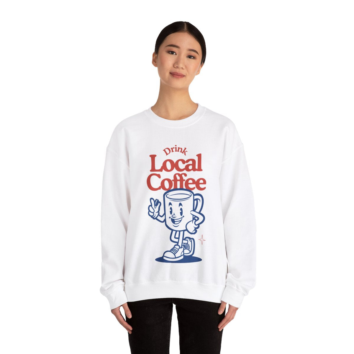 HONEY ALMONDMILK FLAT WHITE - Coffee (Sweatshirt)