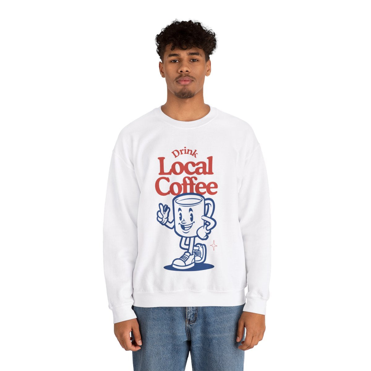 HONEY ALMONDMILK FLAT WHITE - Coffee (Sweatshirt)